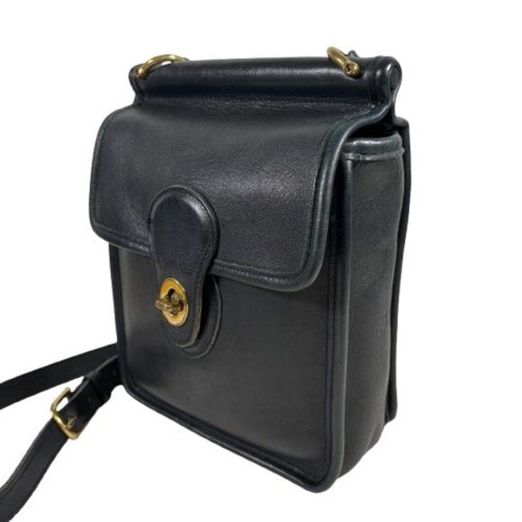 COACH Vintage Dark Navy MURPHY Small Willis Shoulder Crossbody Bag USA 9930 - Picture 1 of 16